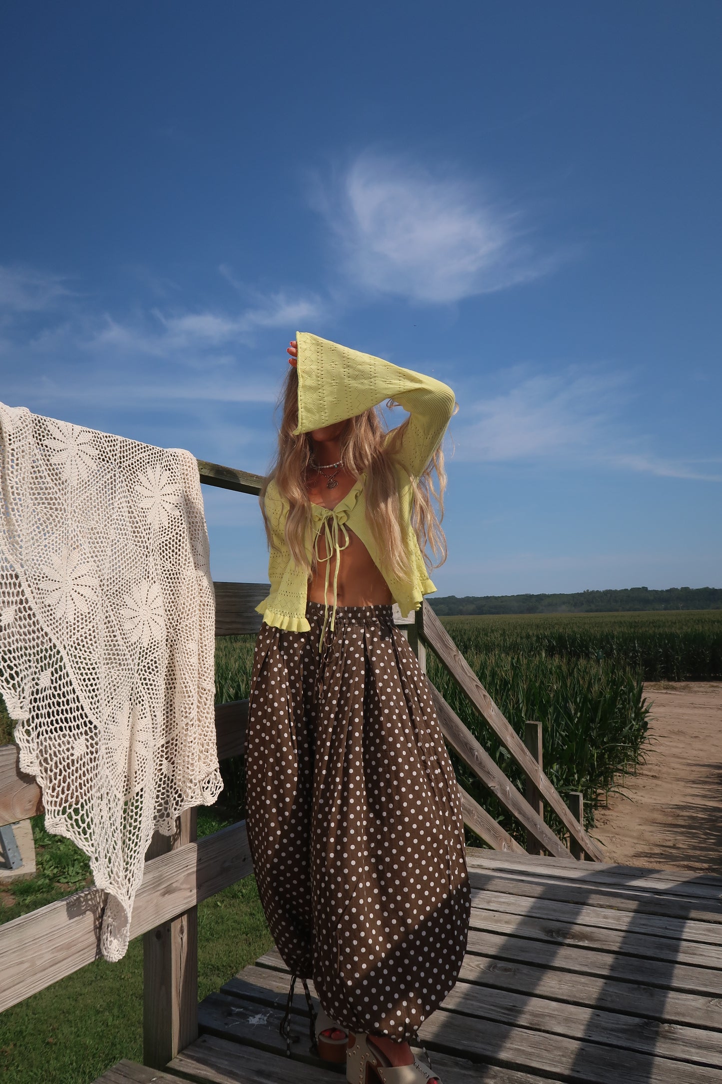 Rye Dot Bubble Pants
