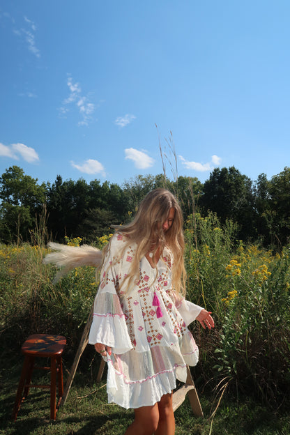 Sunset Haze Shimmer Dress