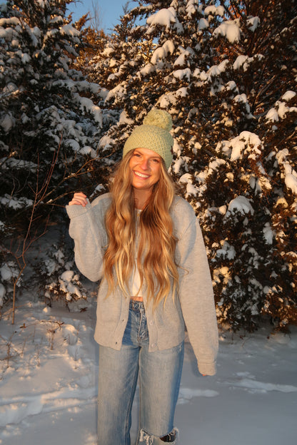 Winter Lime Beanie