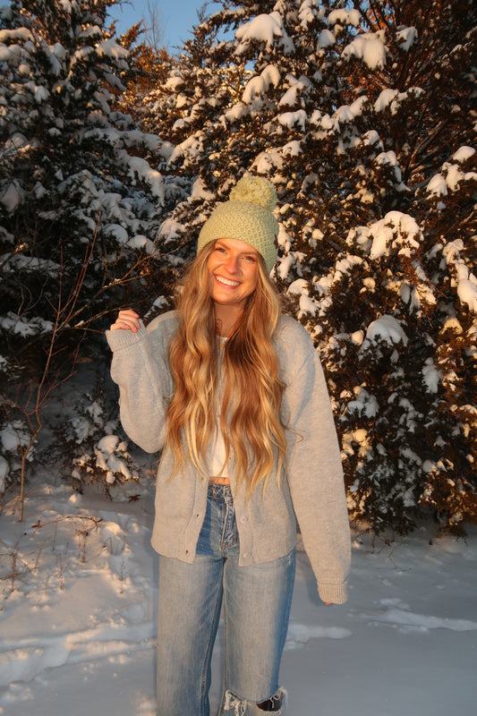 Winter Lime Beanie