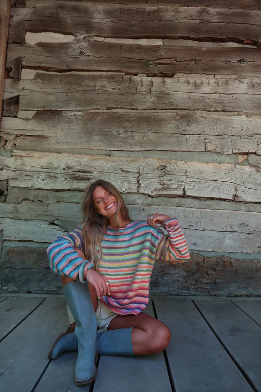 Crisp Air Stripe Sweater