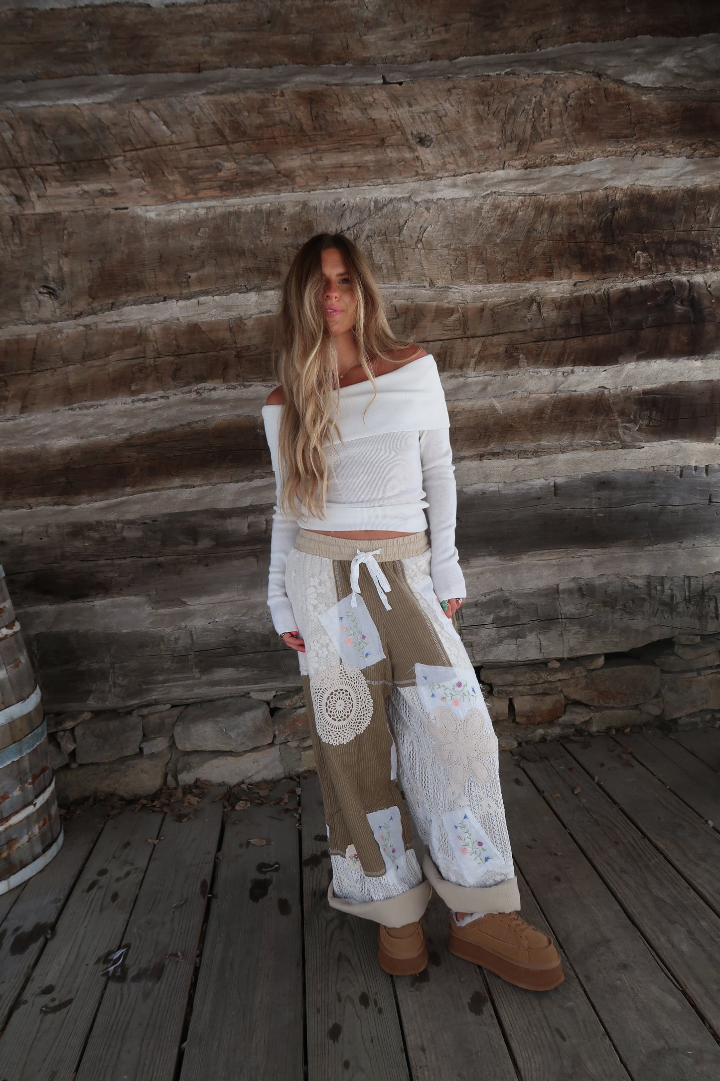 Birch off the shoulder top