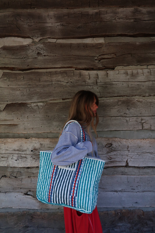 Billie Quilted Tote Bag