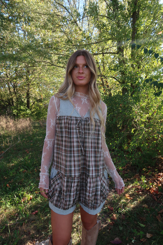 Sweet as Pecan Romper