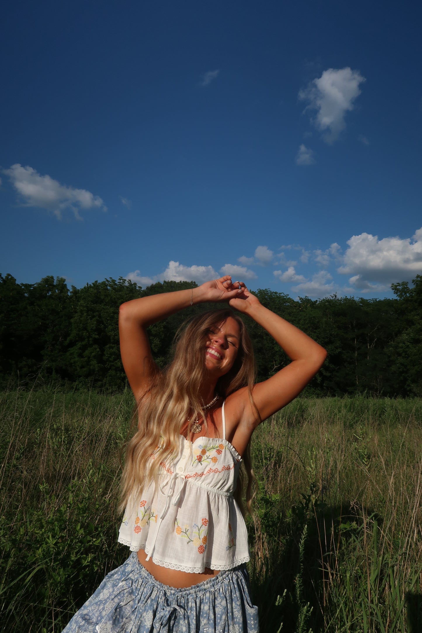 Enchanted Embroidred Tank