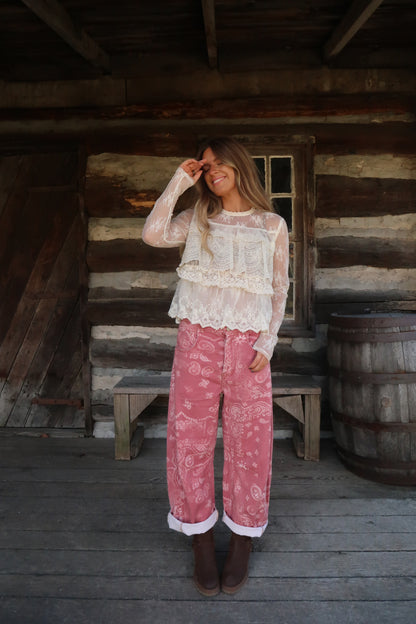 Sienna Ranger Bandana Barrel Jeans