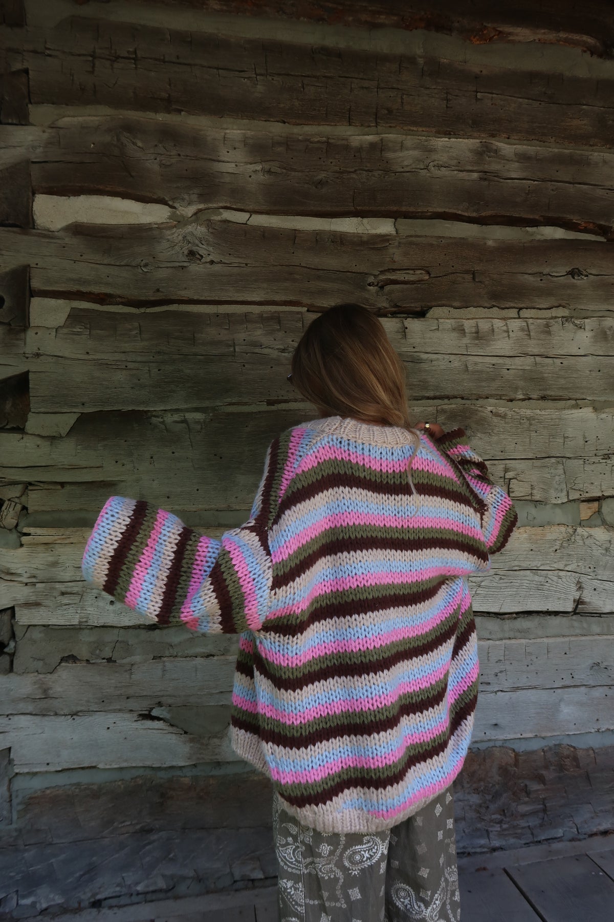 Cottage Stripe Cardi