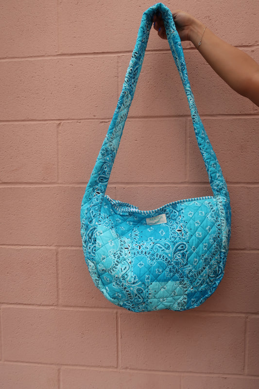 Tide Quilted Hobo Bag