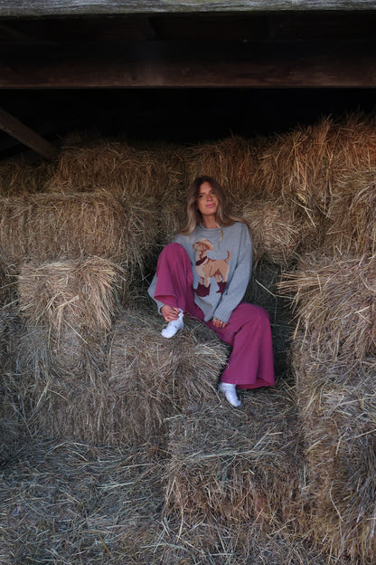 Cowboy Biscuit Grey Sweater