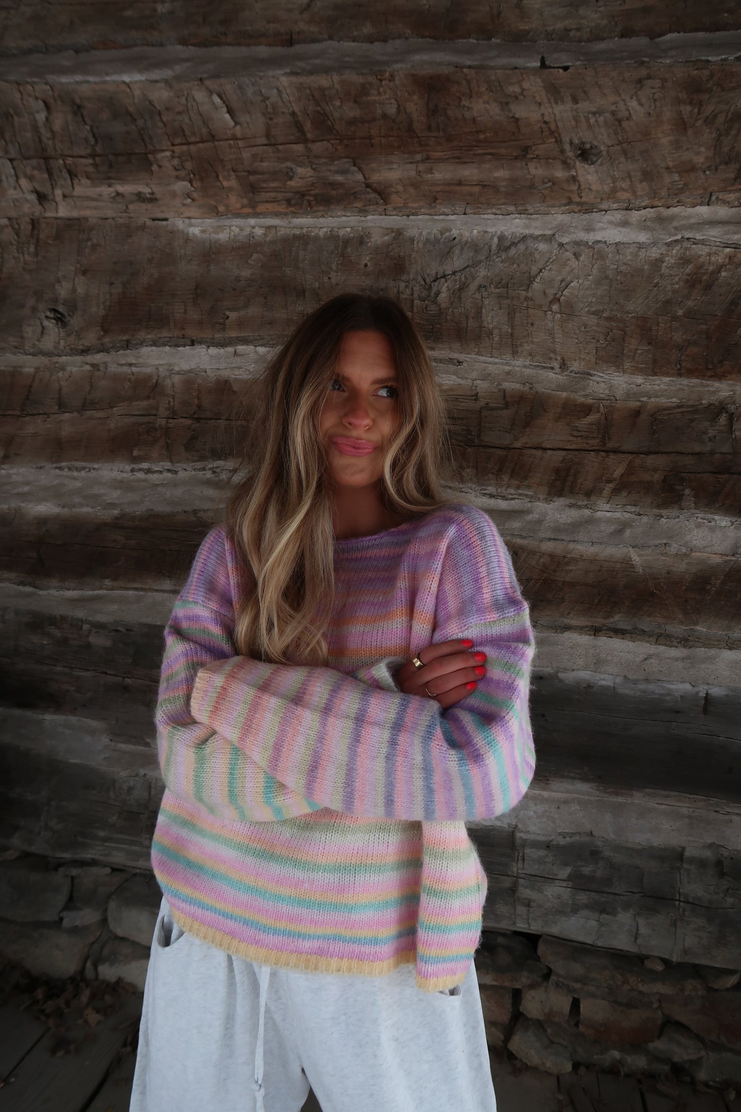 Fresh Air Stripe Sweater