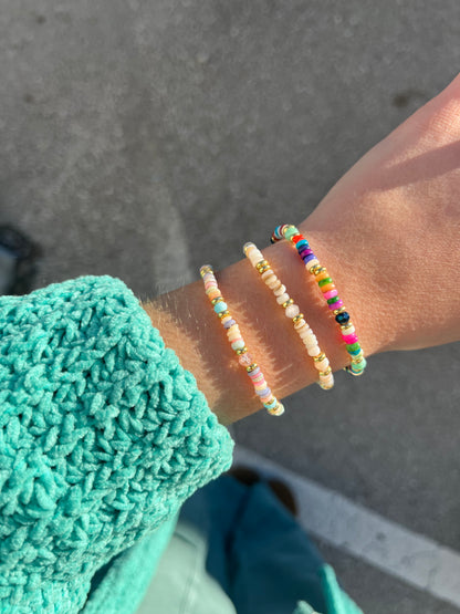 Pinky Agate Bracelet