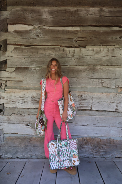 Lottie Quilted Hobo Bag