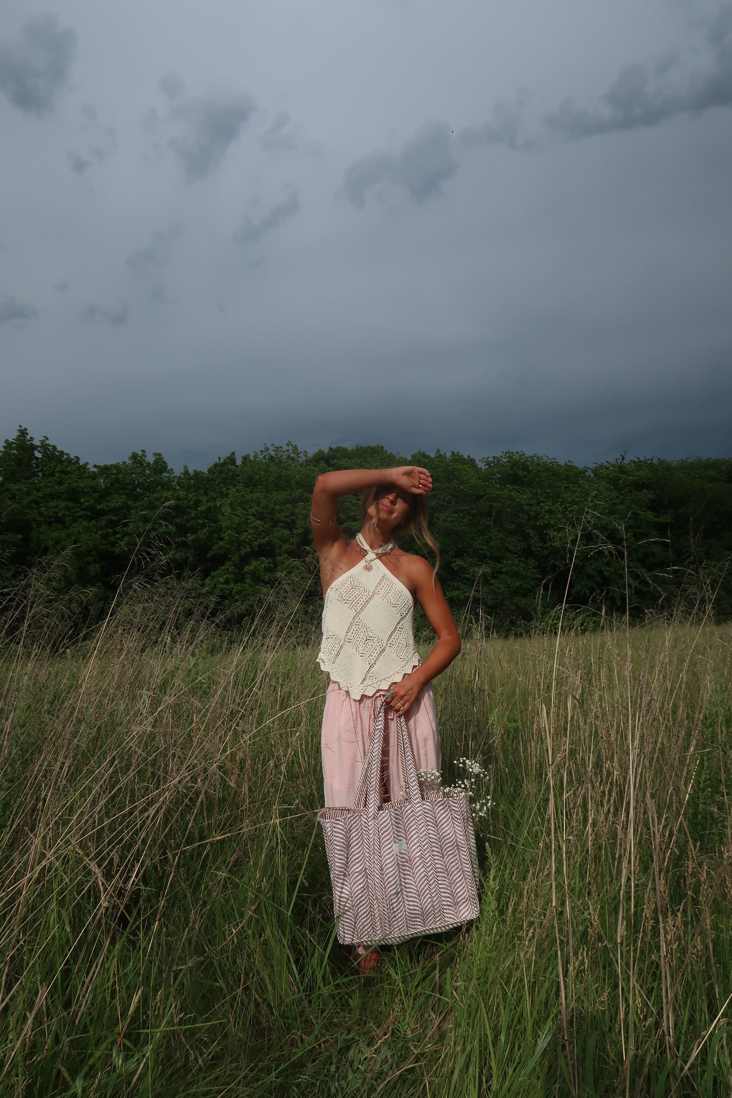 Sunbeam Crochet Halter Top