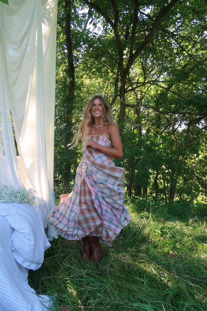 Summer Daydream Plaid Maxi Skirt/Midi Dress