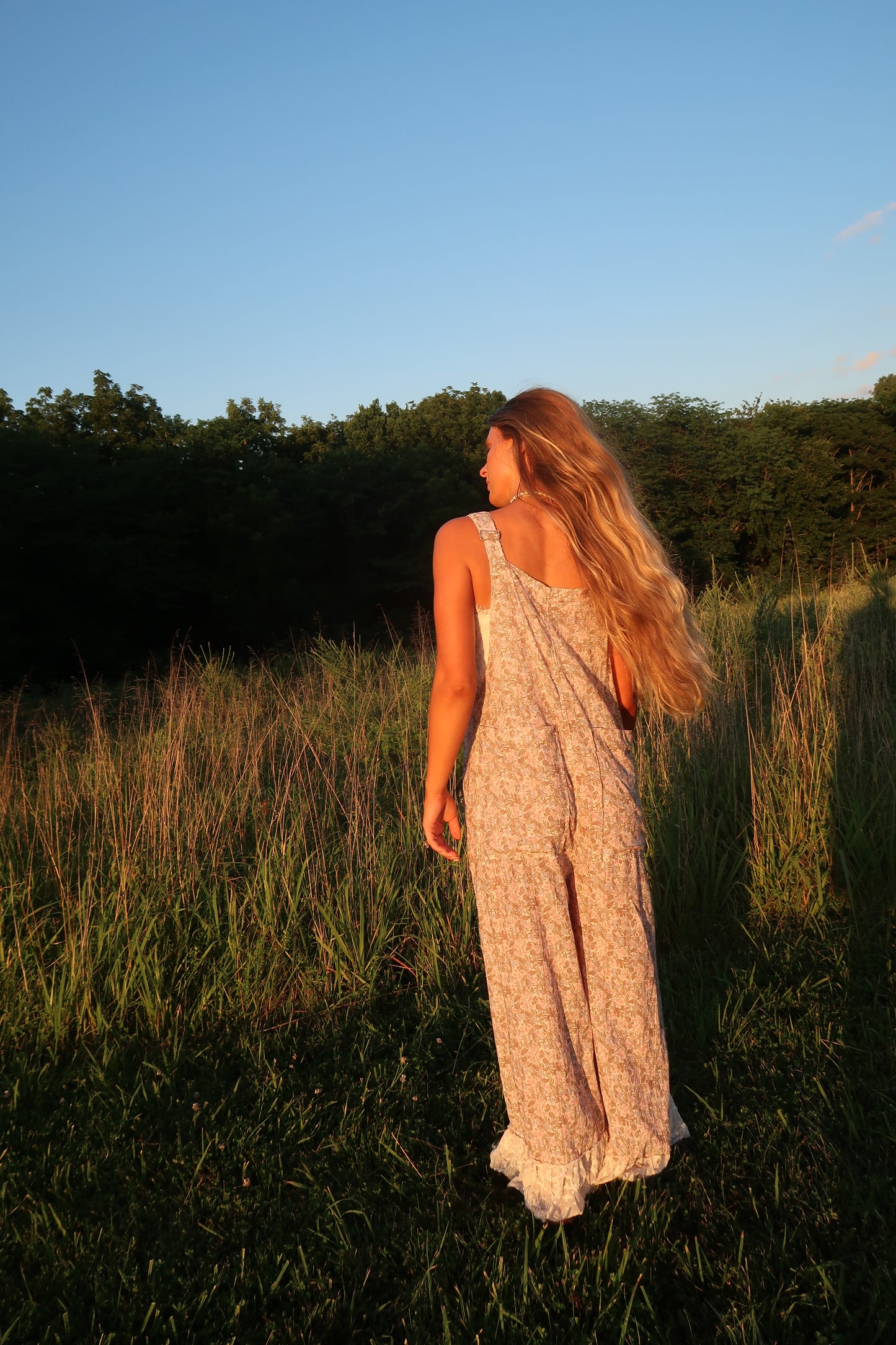 Berry Boho Patch Overalls