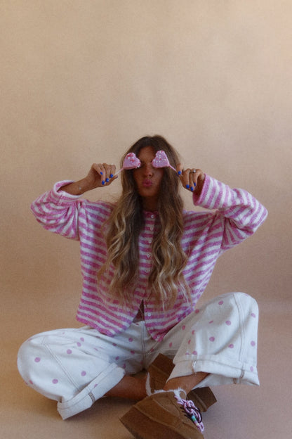 Be Mine Stripe Everyday cardi