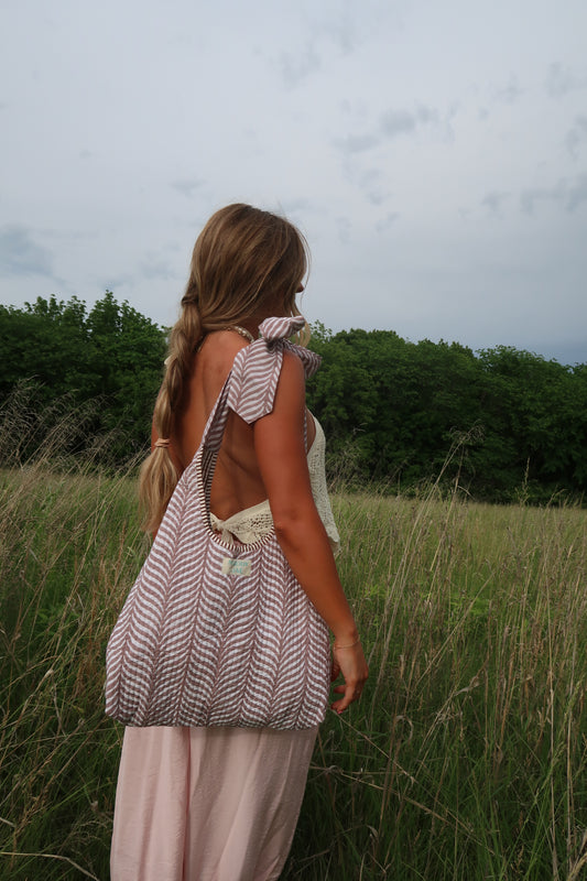 Zoey Quilted Oversized Bow Purse