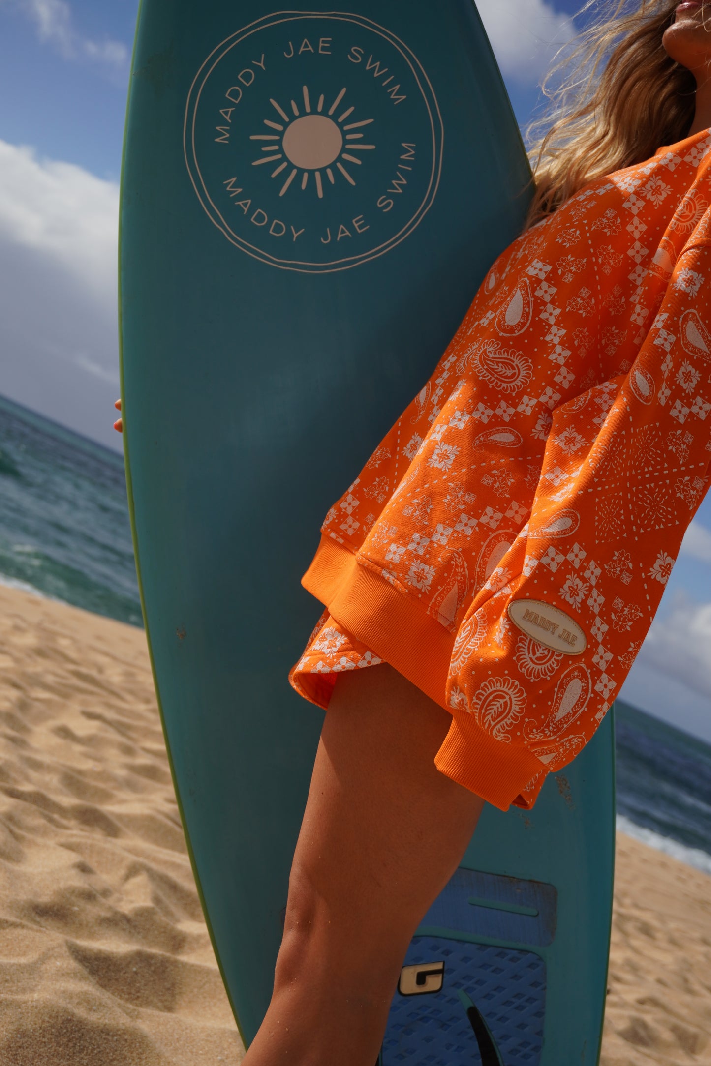Tangerine Bandana Sweatshirt