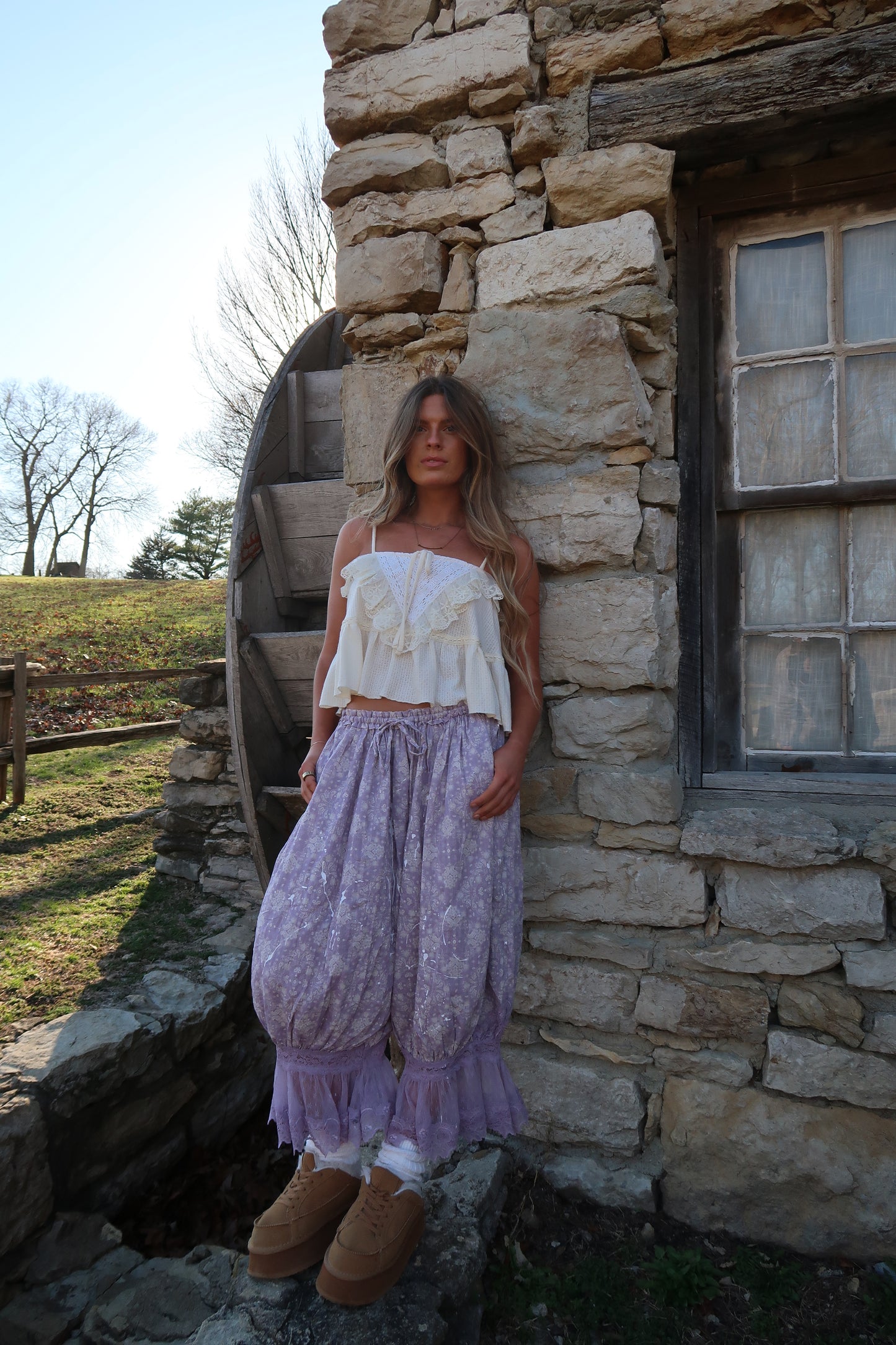 Buttercream Boho Tank