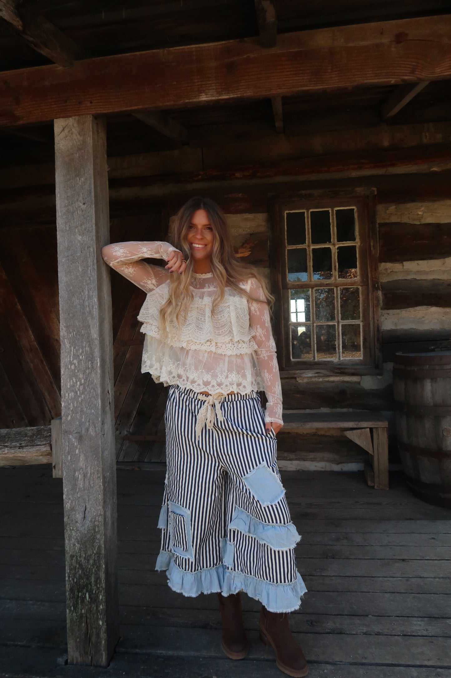 Love & Lace Tiered Long Slv