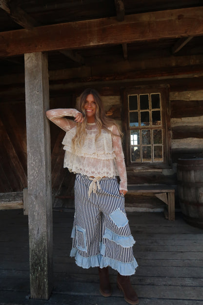 Love & Lace Tiered Long Slv