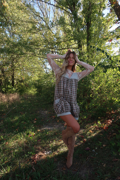 Sweet as Pecan Romper
