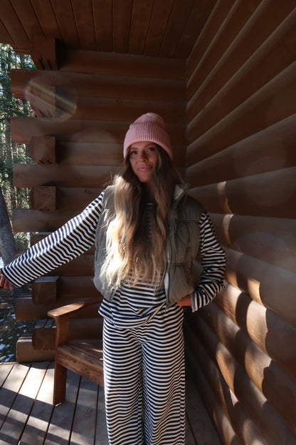 Moss Reversible Puffer Vest