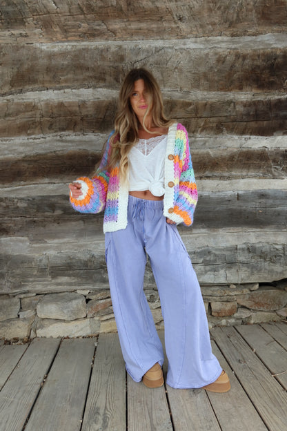 Lilac Wide Leg Pant