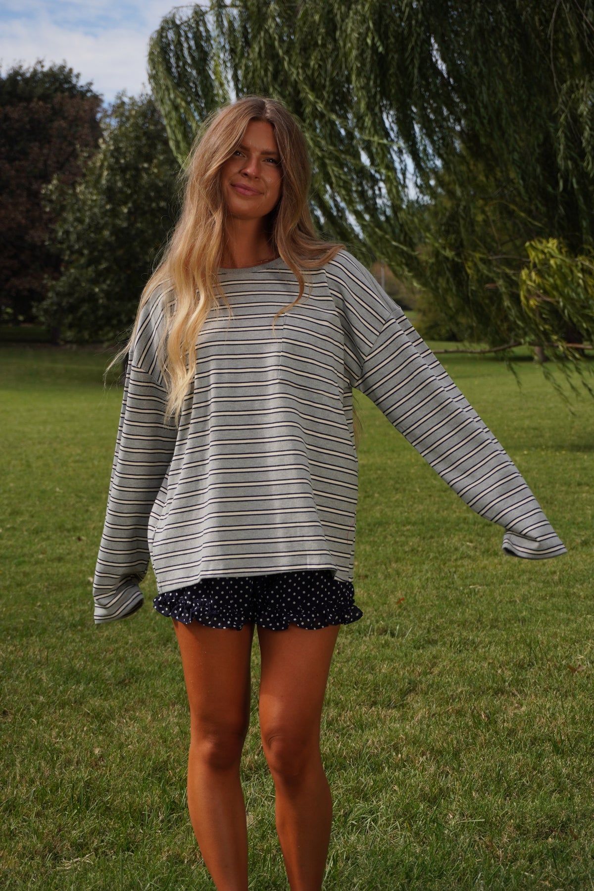 Downtown Stripe Long Sleeve