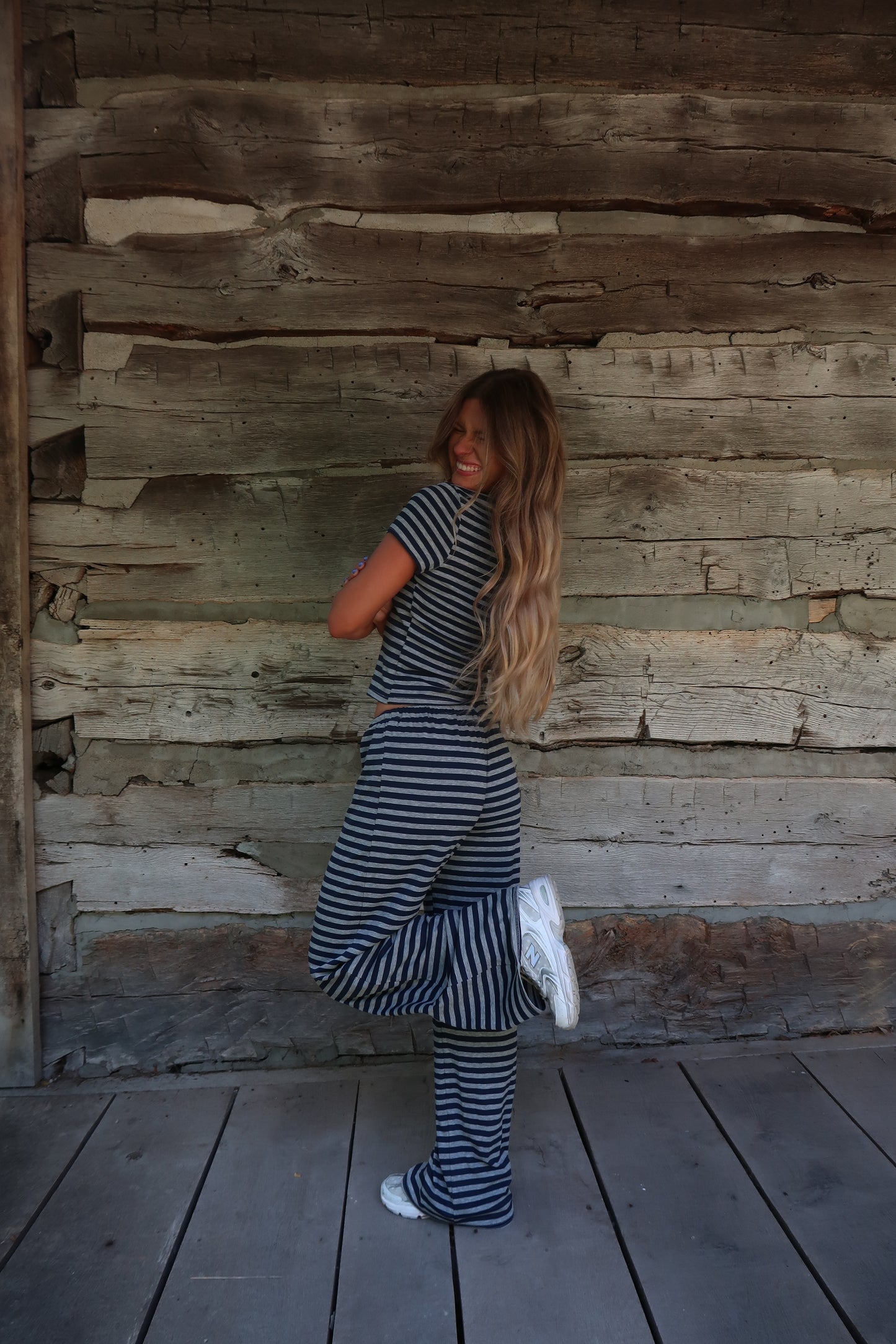 Midnight Stripe Set