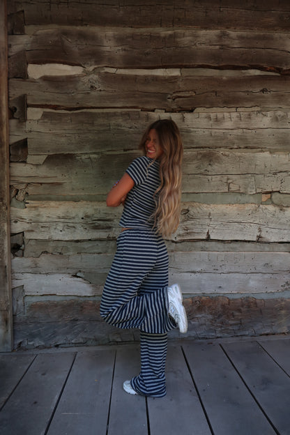 Midnight Stripe Set