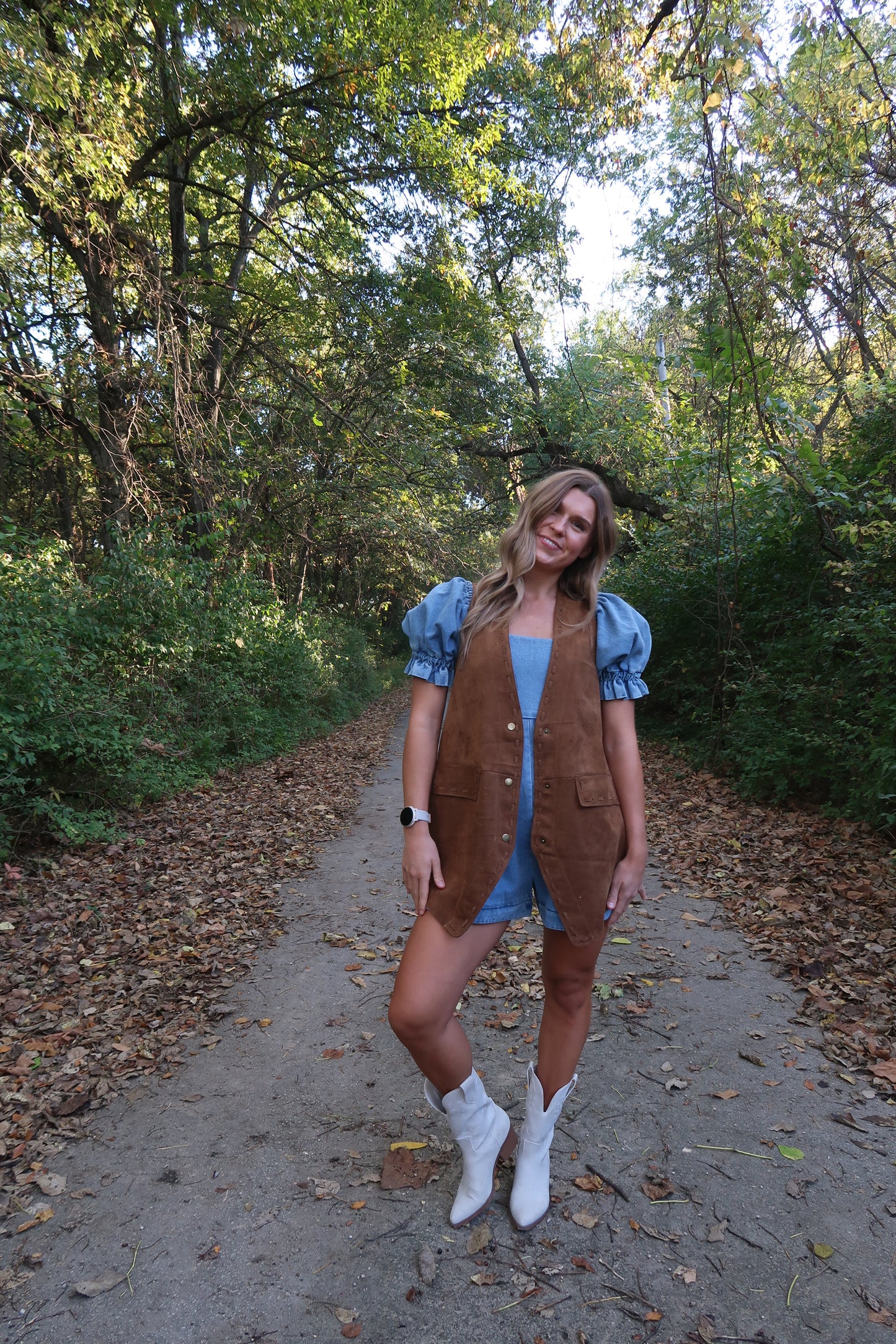 So Suede Oversized  Vest