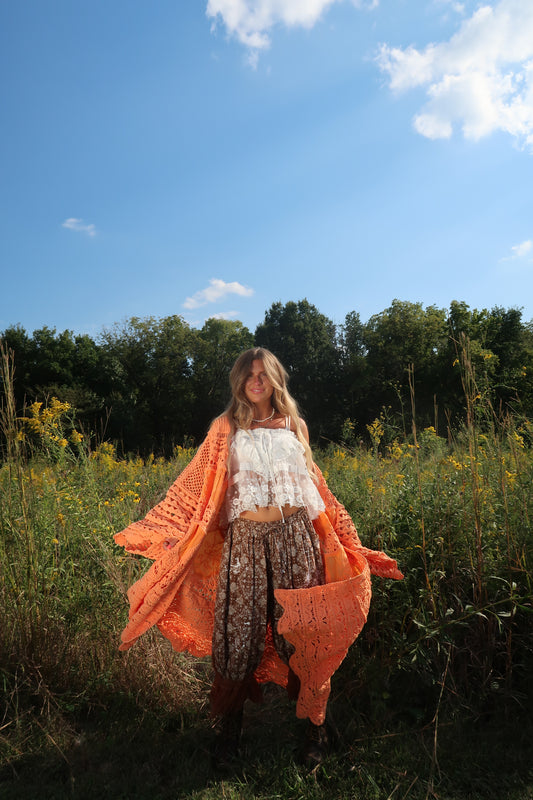 Sunset Crochet Duster