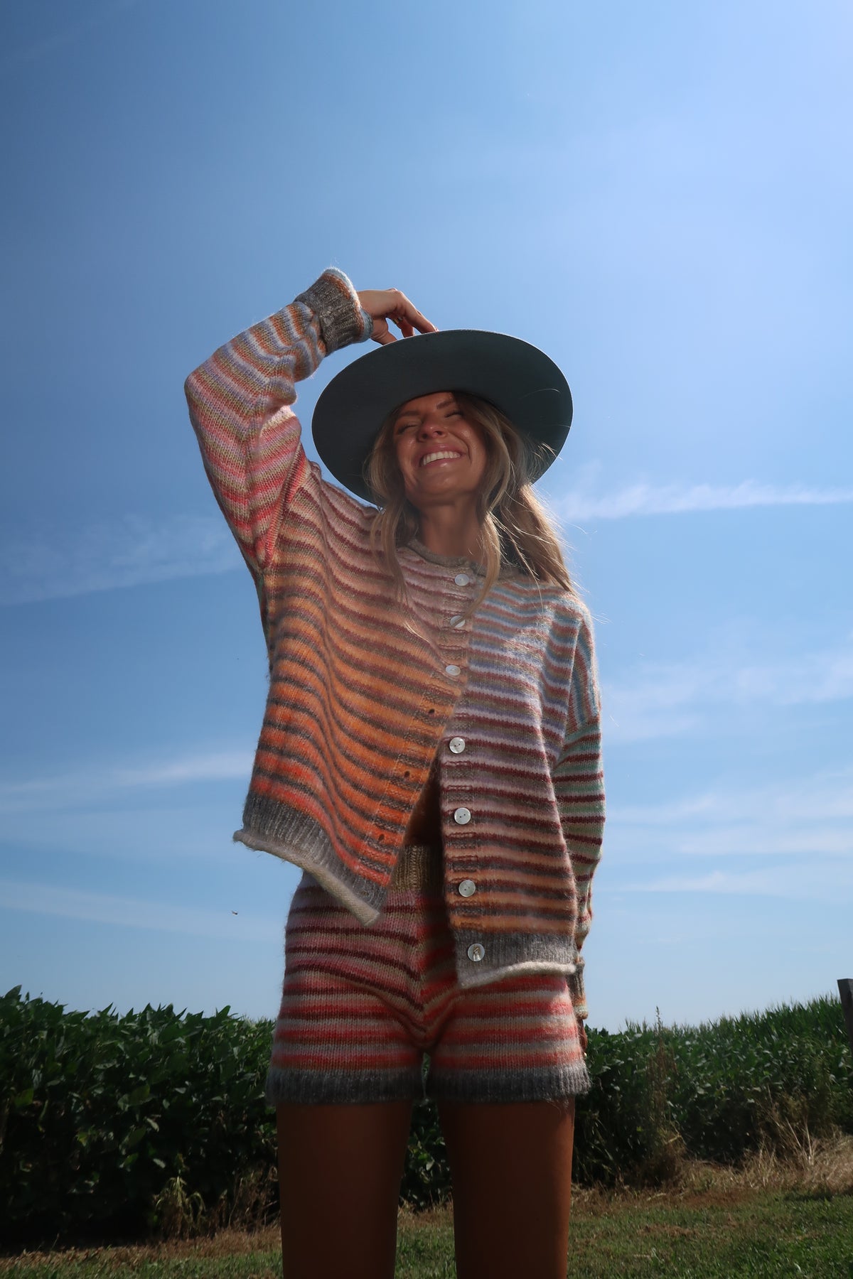 Autumn Air Stripe Cardigan