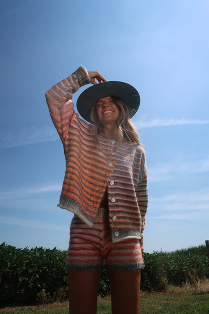 Autumn Air Stripe Cardigan