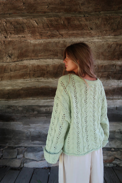 Honeydew Knit Sweater