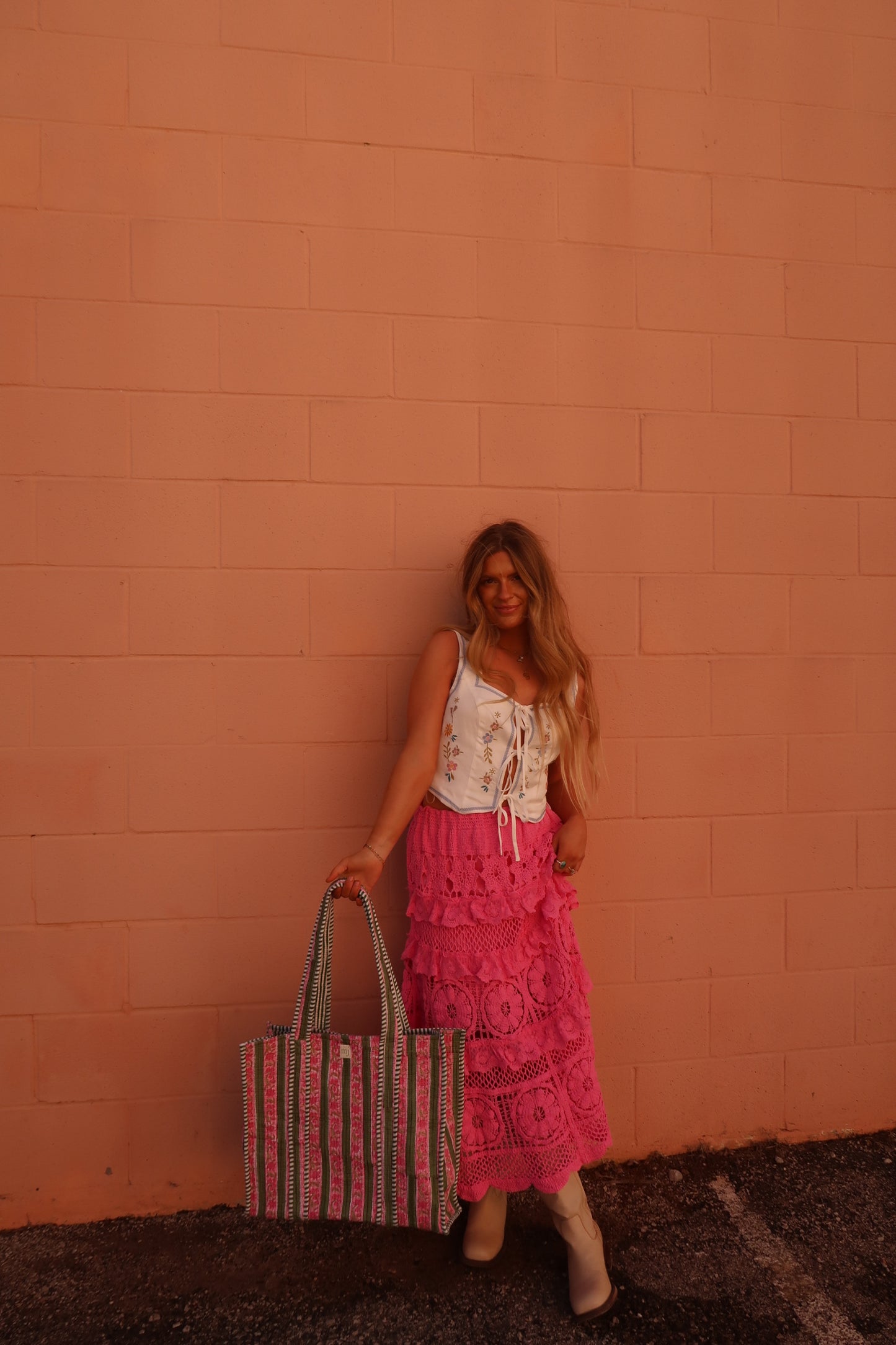 Ivy Quilted Tote Bag