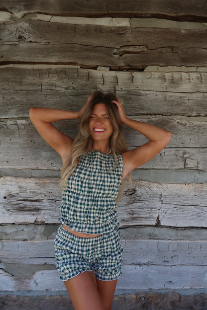 Forest Pippa Plaid Set
