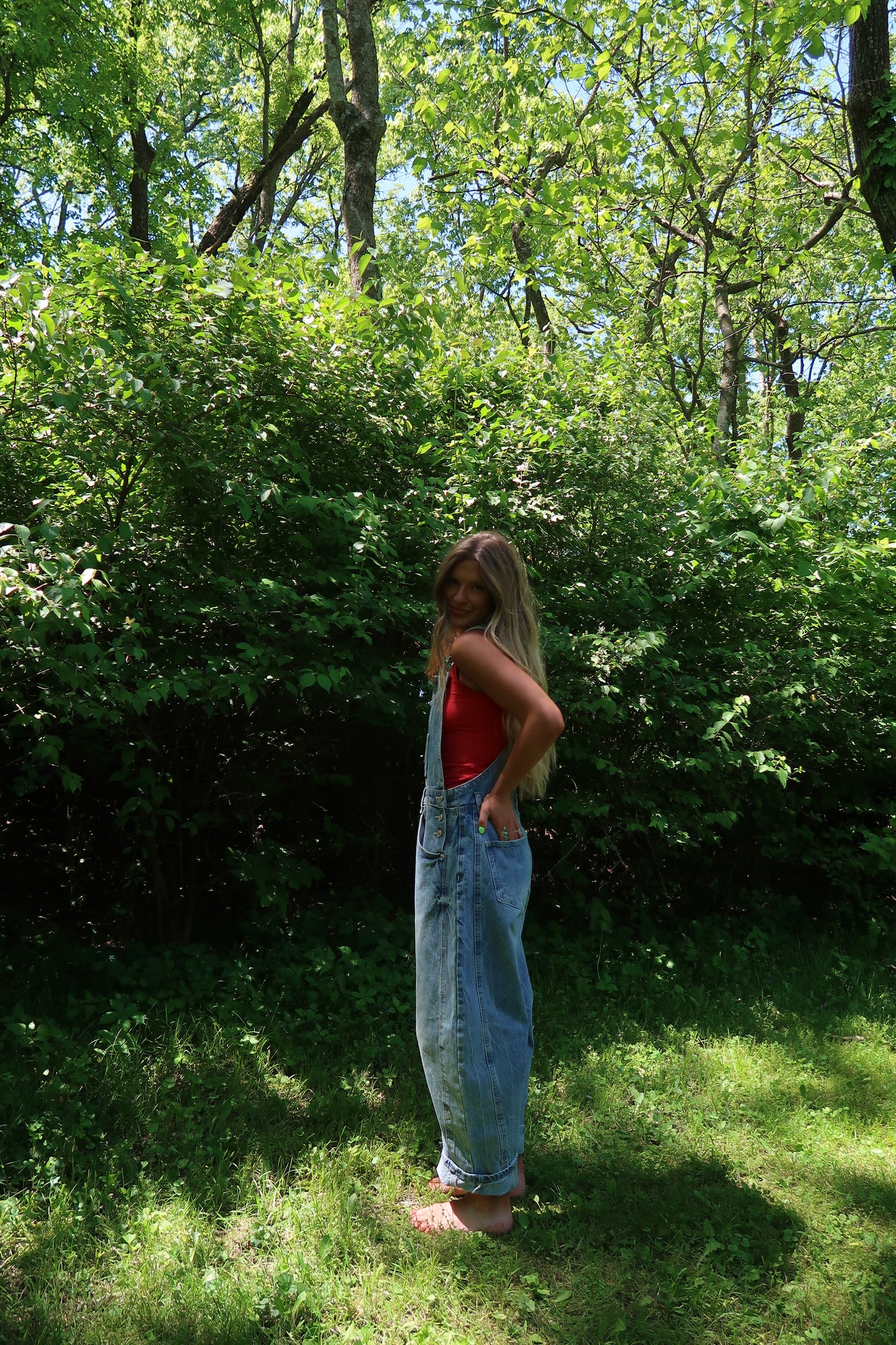 Drew Barrel Overalls