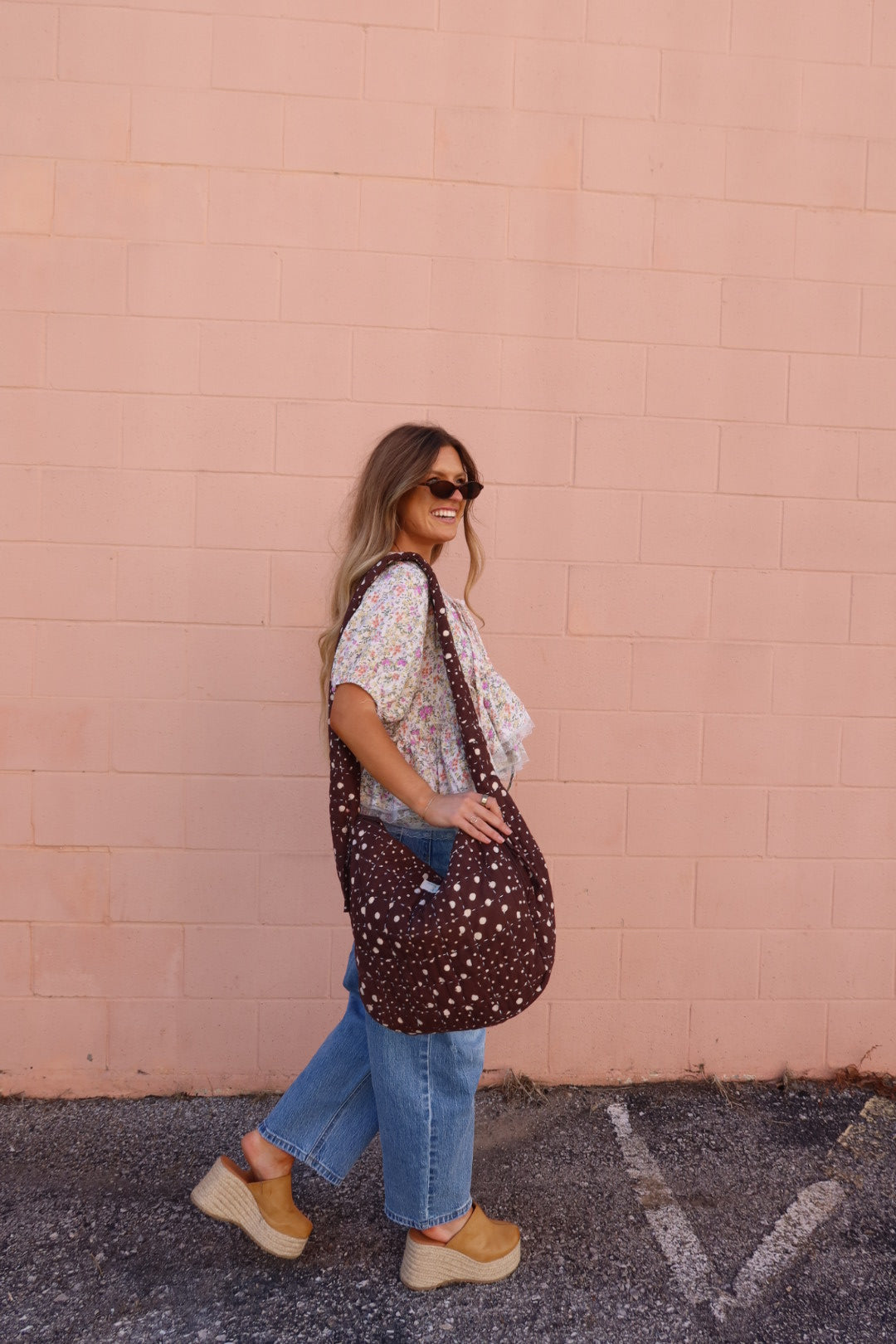 Coco Patchwork Quilted Sling Bag