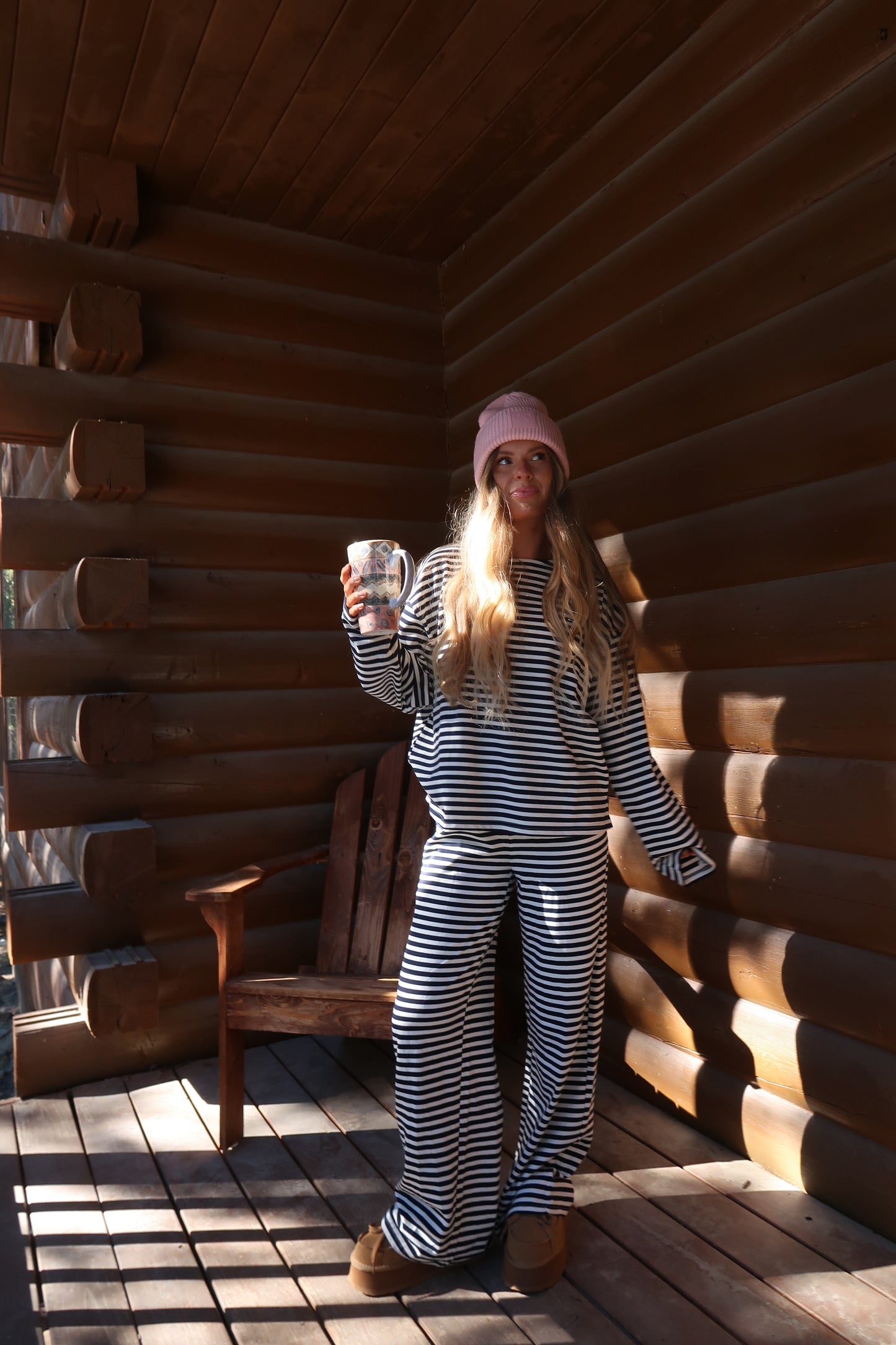 Mountain Air Stripe Long Slv