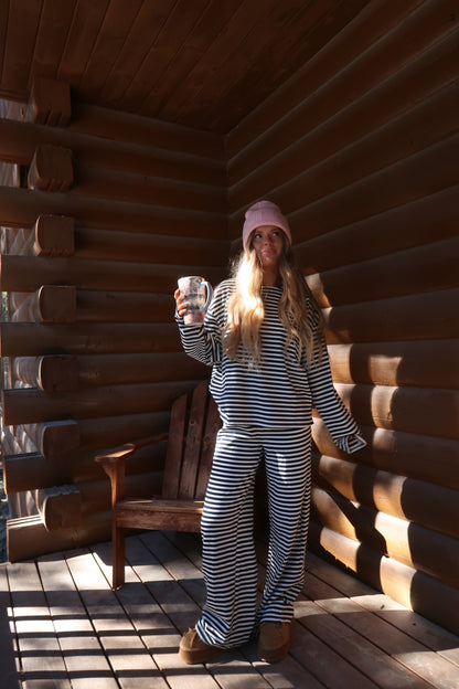 Mountain Air Stripe Long Slv