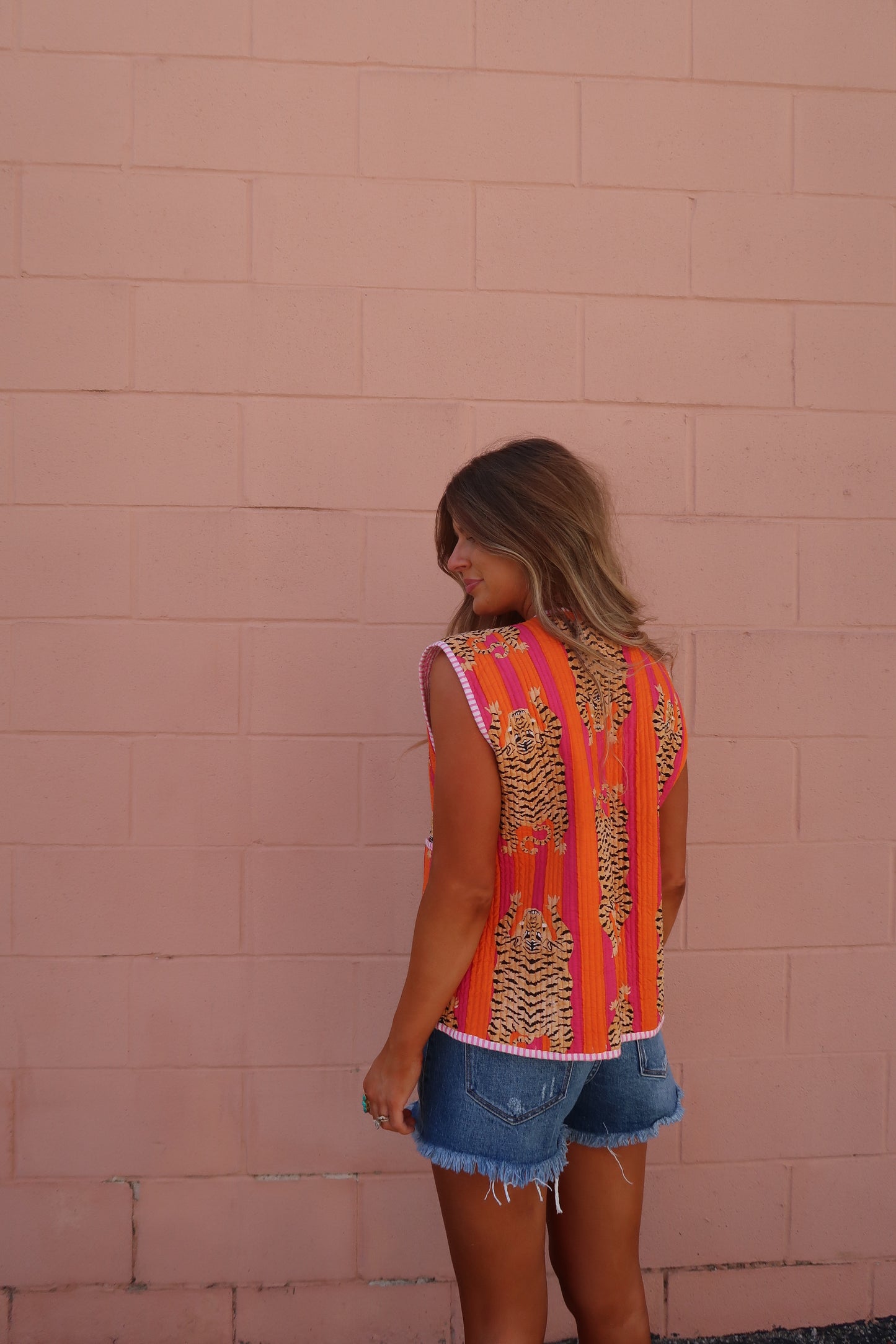 Nova Quilted Bow Vest