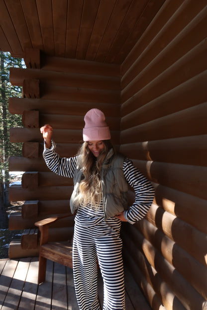 Moss Reversible Puffer Vest