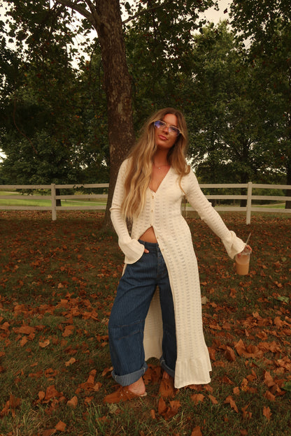 Chai Long Knit Cardigan