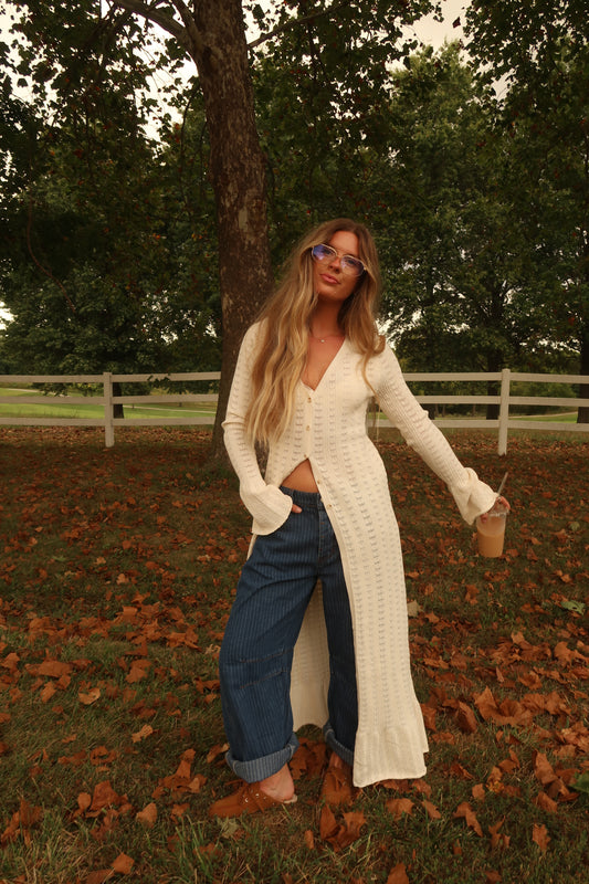 Chai Long Knit Cardigan