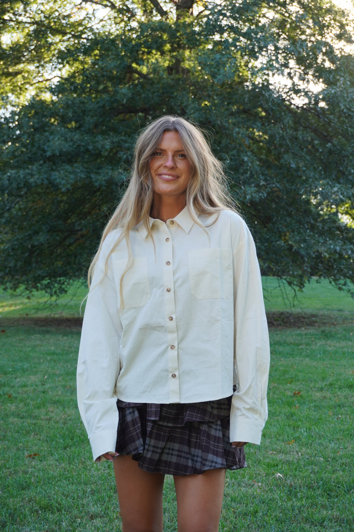 Museum Button Up