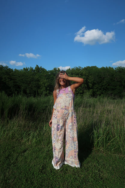 Sweet Dreams Patchwork Overalls