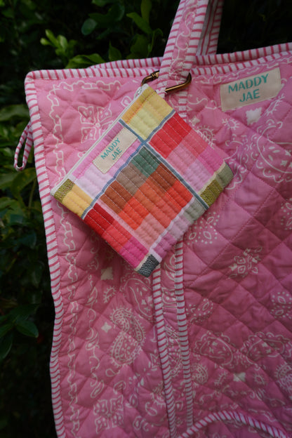 Lola Quilted Bag Pouch