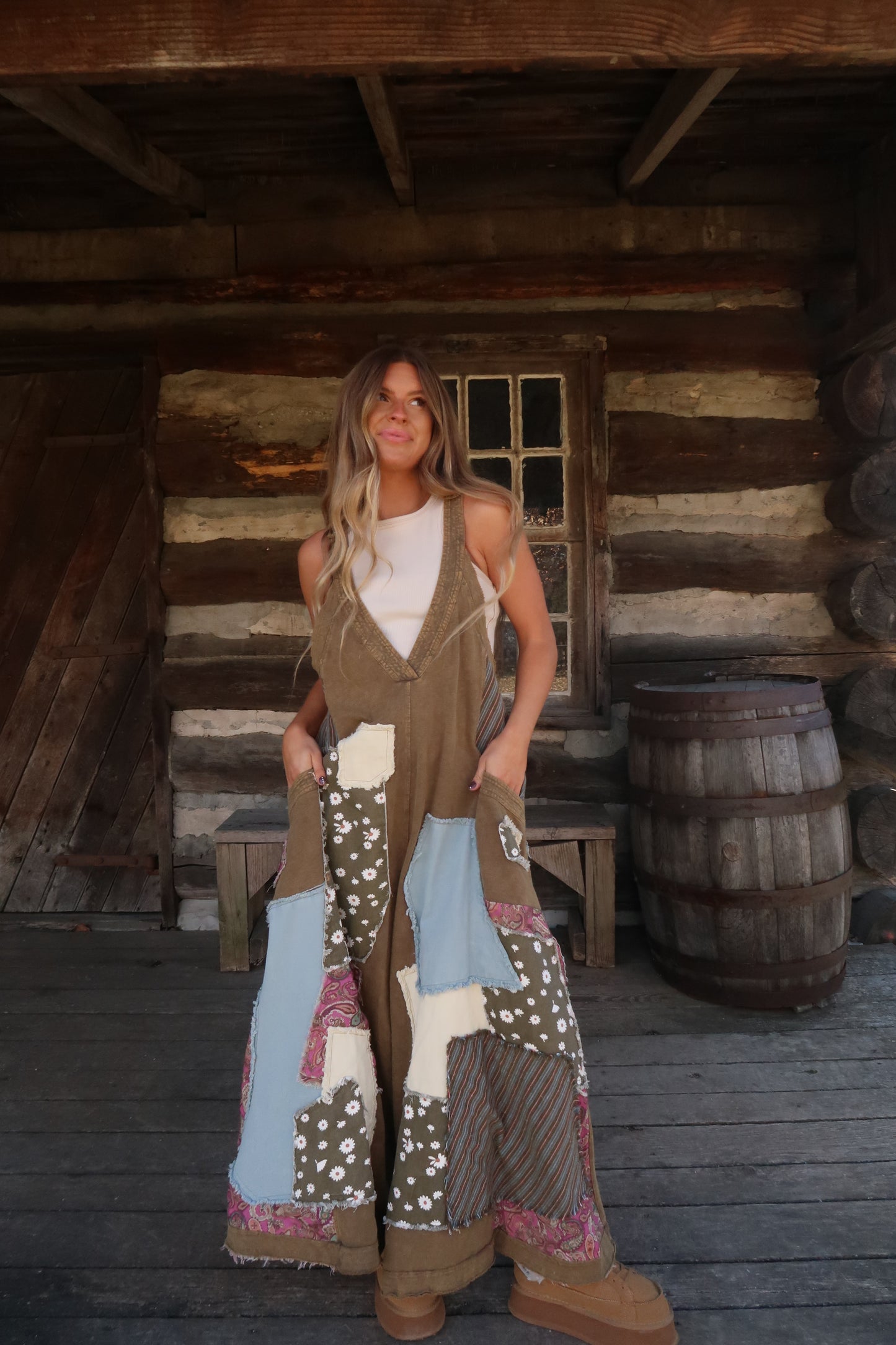 Feast mode patchwork Jumper